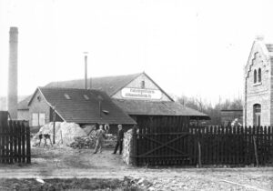 Falzziegelfabrik, V. Feckter, um 1900